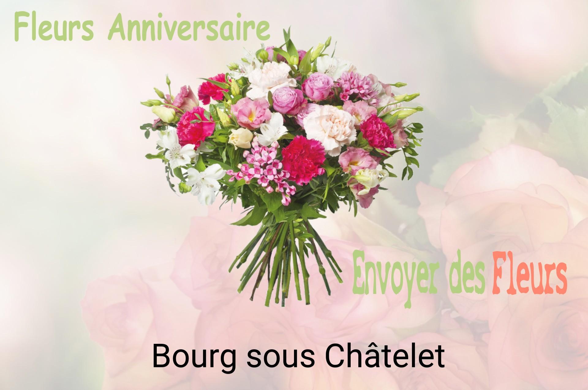 Bouquet de fleurs d’anniversaire livré à Bourg-sous-Châtelet